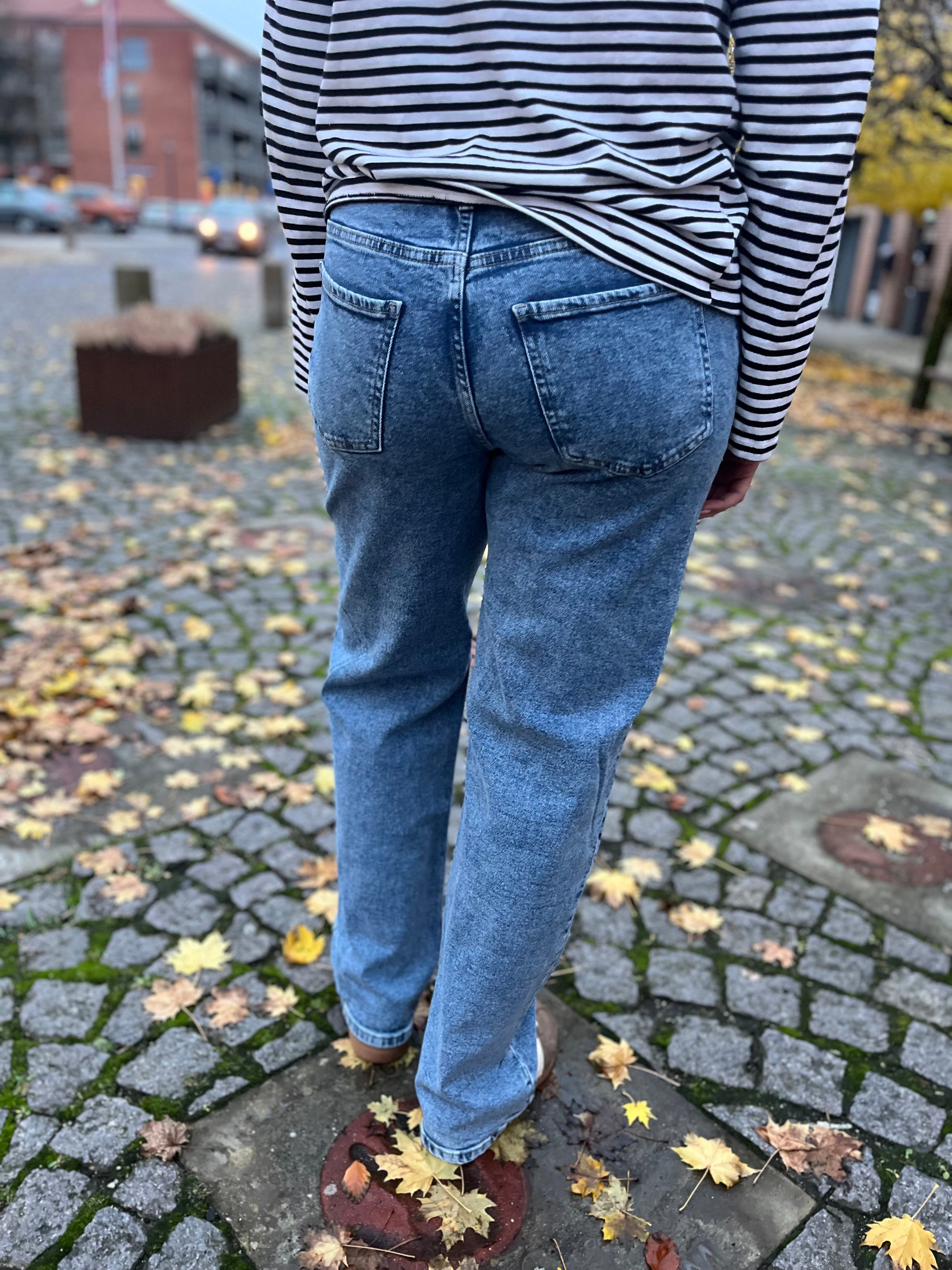 NMYOLANDA Jeans - Medium Blue Denim